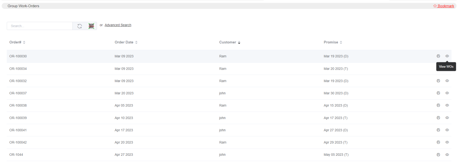 Group Work-Orders – EasyTailorApp.com Support