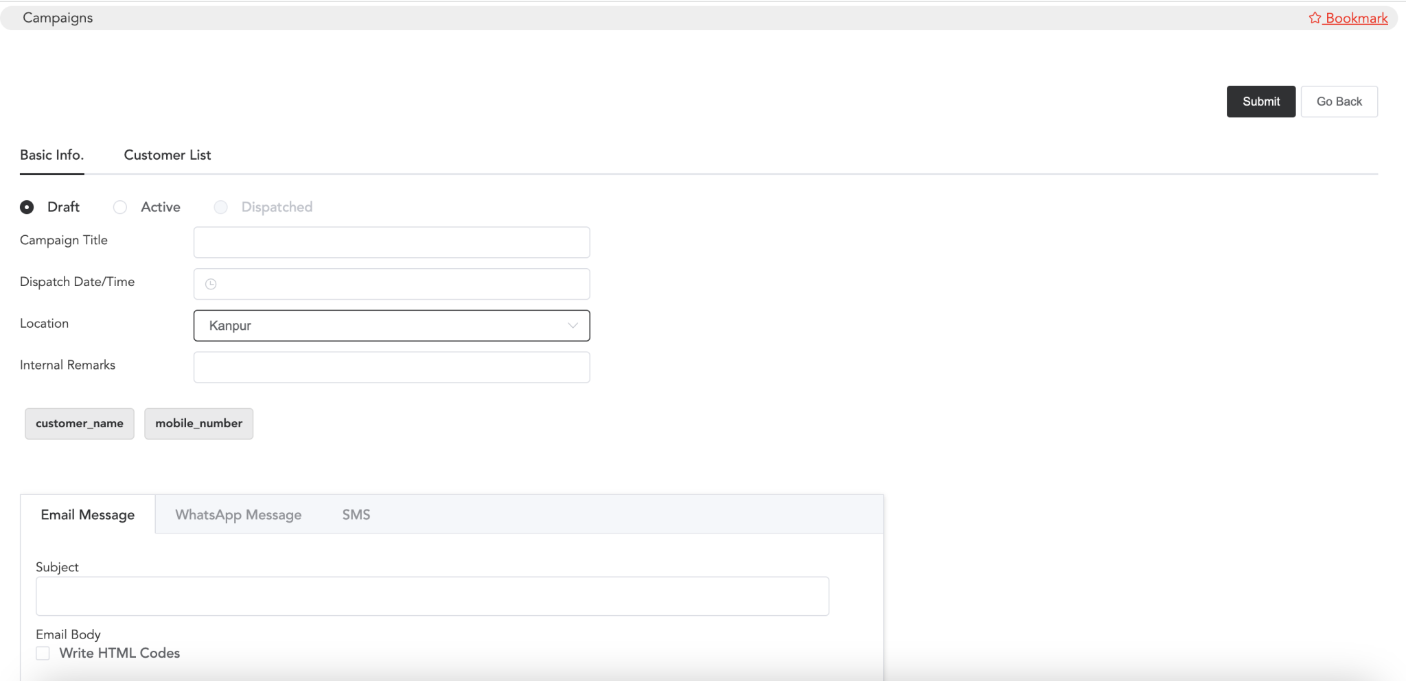 Campaigns – EasyTailorApp.com Support